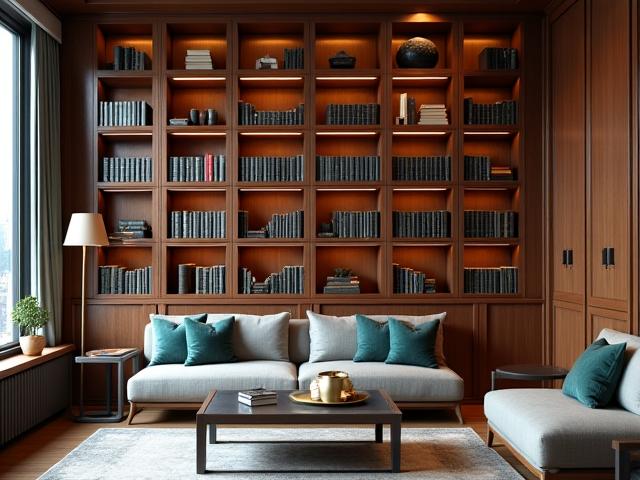 Bibliothèque intégrée sur mesure